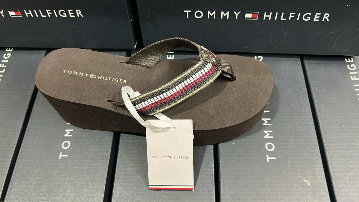 Sandalias Tommy - Tacón Corrido Alto, 6cms - Café