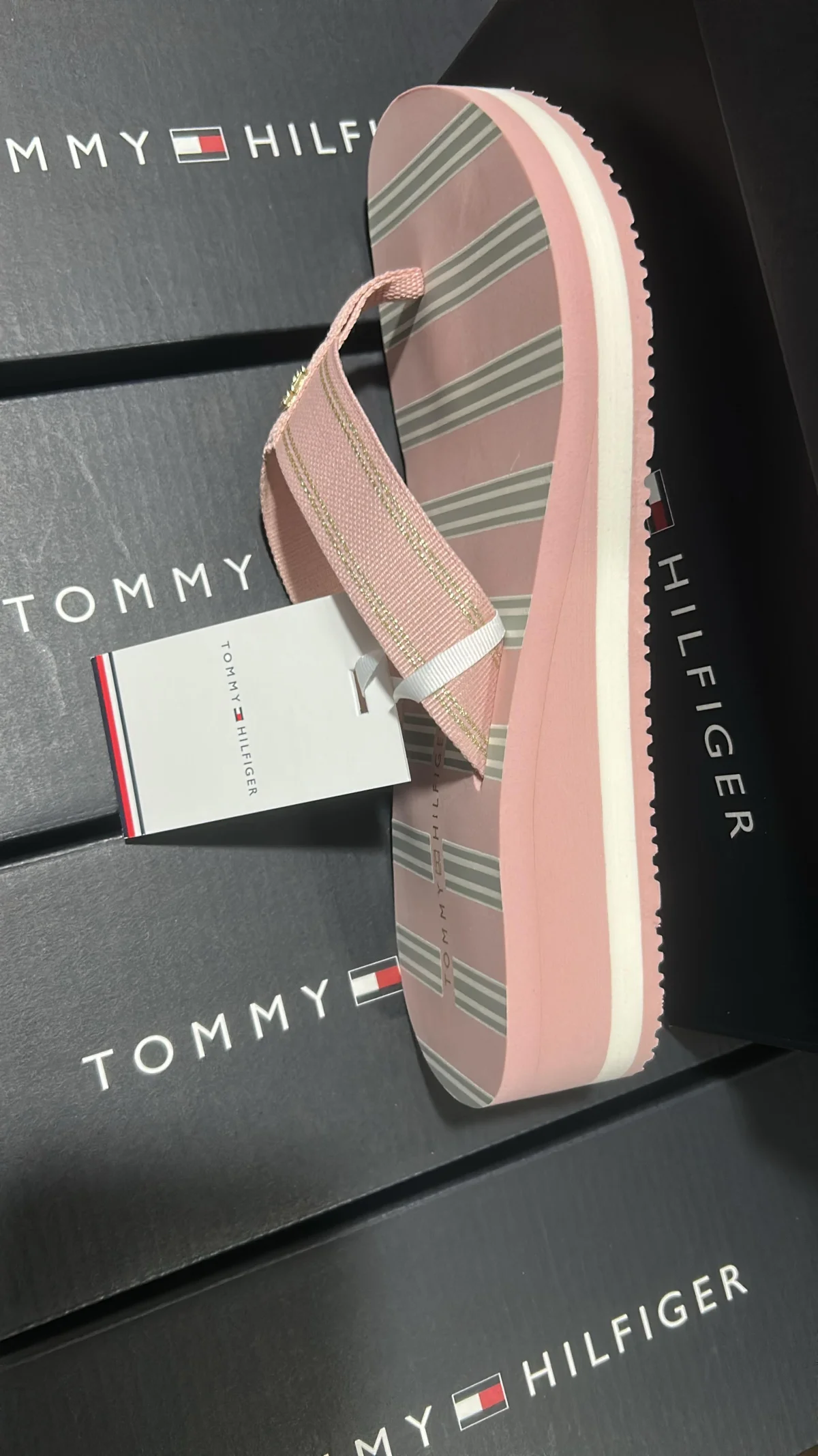 Sandalias Tommy - Media alta - Rosada