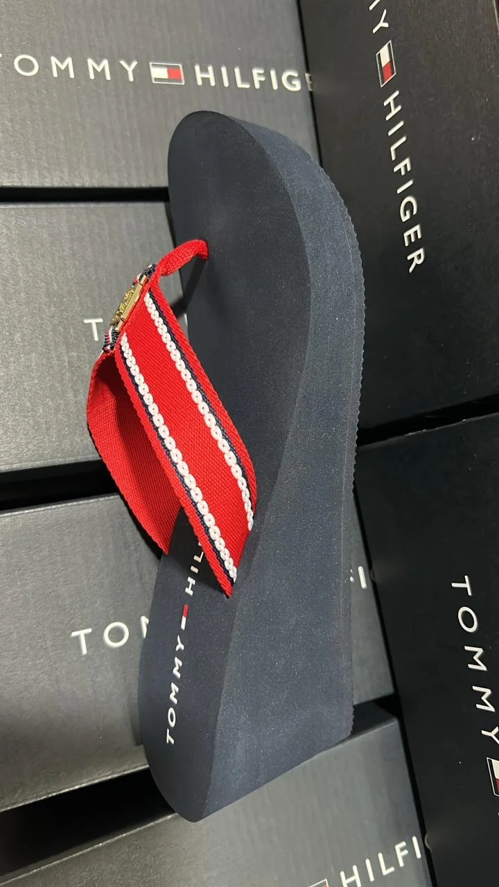 Sandalias Tommy - Tacón Alto - Red/Blue