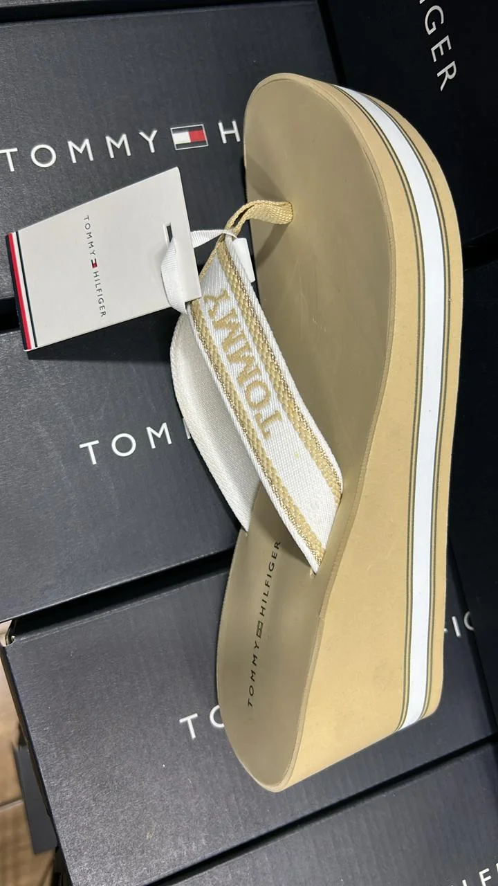 Sandalias Tommy - Tacón 6 cms - Cream
