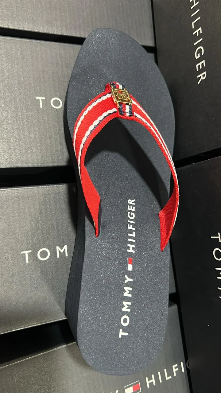 Sandalias Tommy - Tacón Alto - Red/Blue