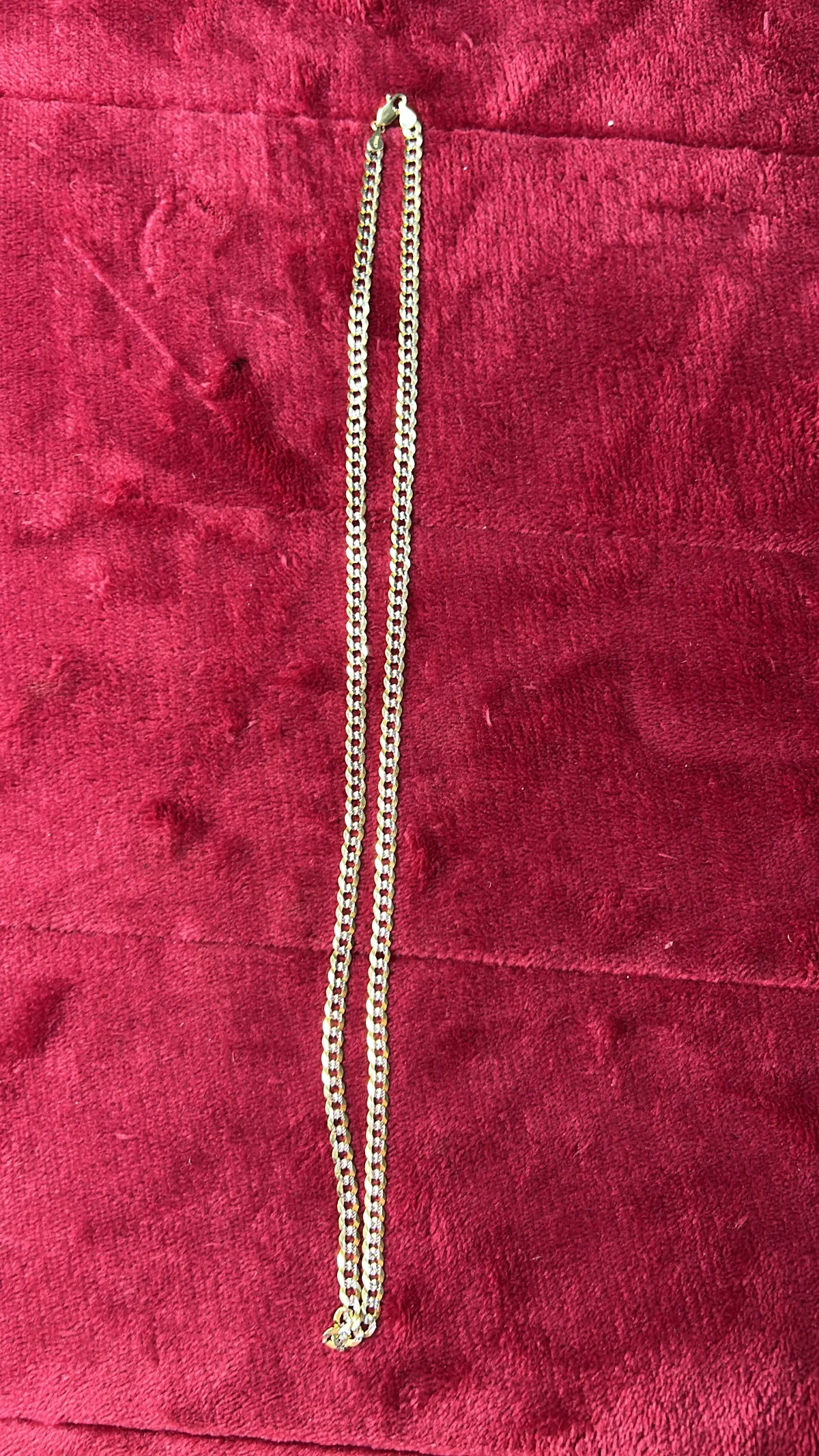 Cadena de Oro Italiano Estilo Cubano Diamantado