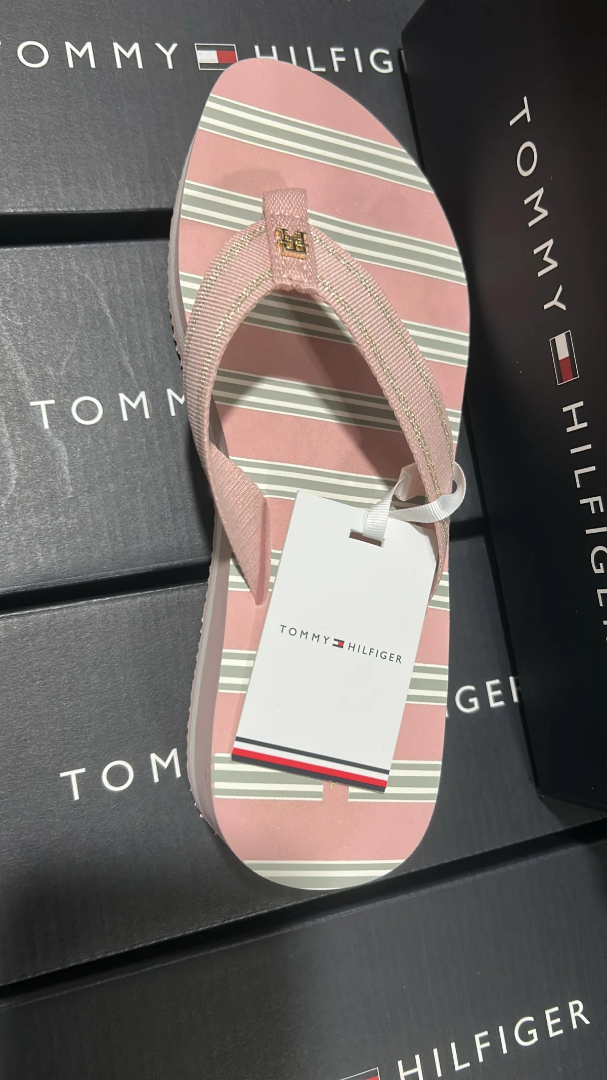 Sandalias Tommy - Media alta - Rosada