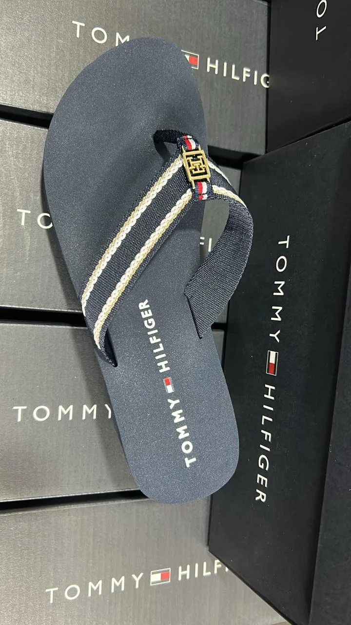 Sandalias Tommy - Blue Golden - Tacón Alto