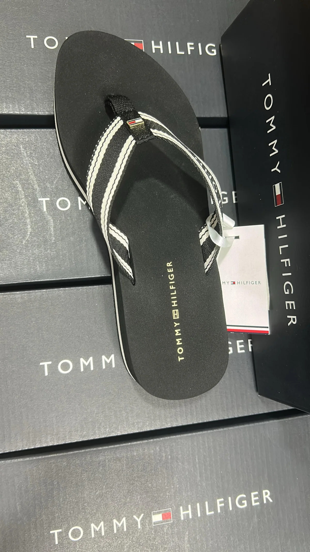 Sandalias Tommy - Media alta - Negro