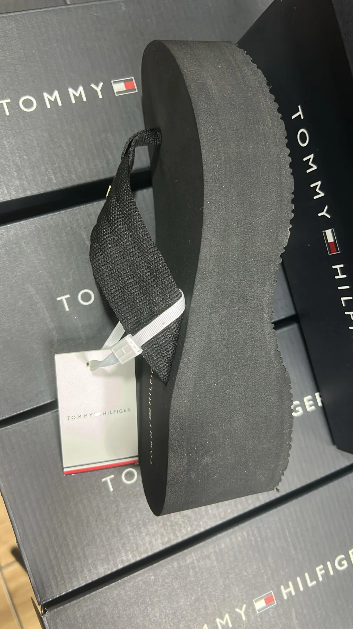 Sandalias Tommy - Alta - Negro