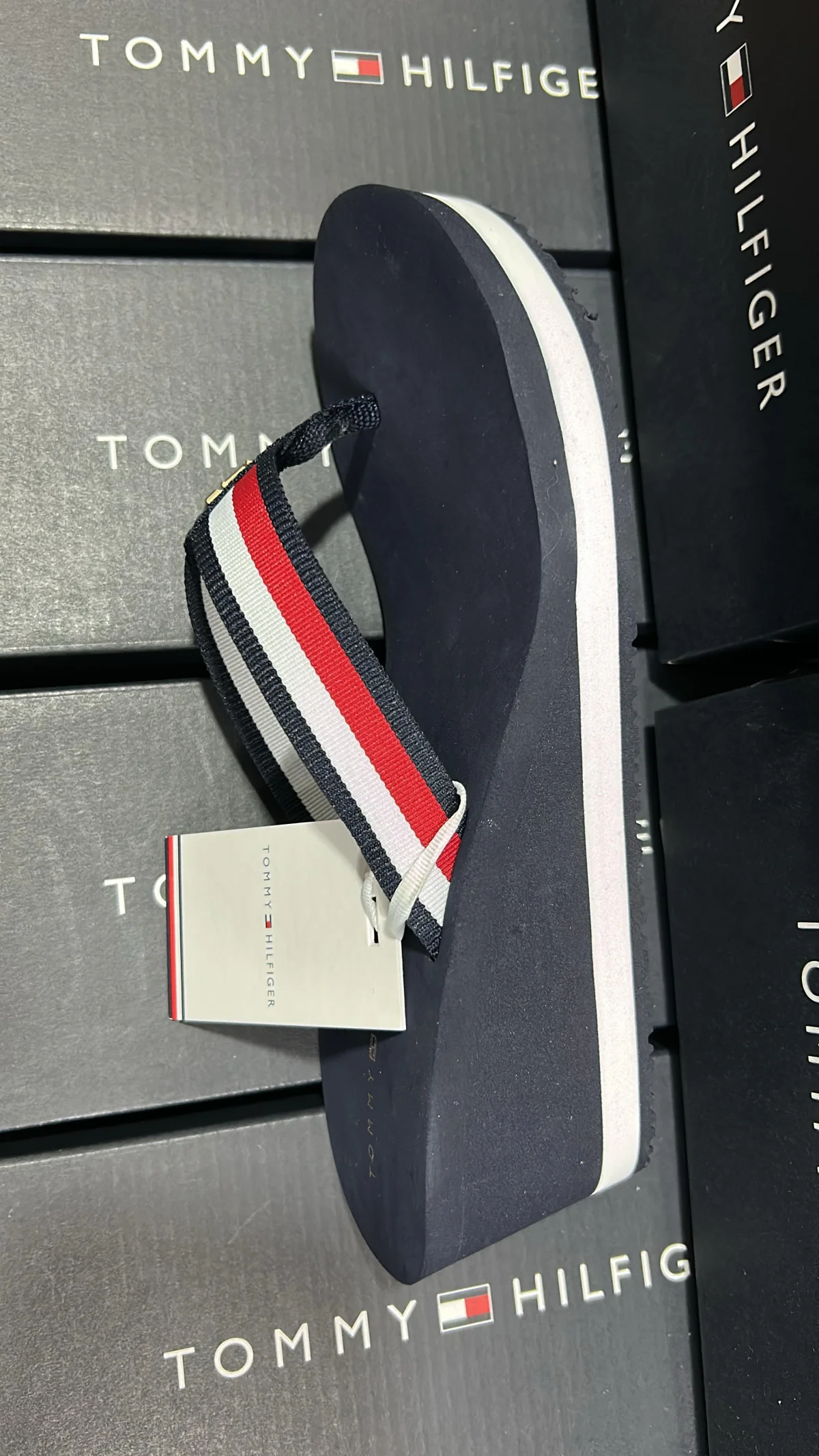 Sandalias Tommy - Tacón 6 cms - Space Blue